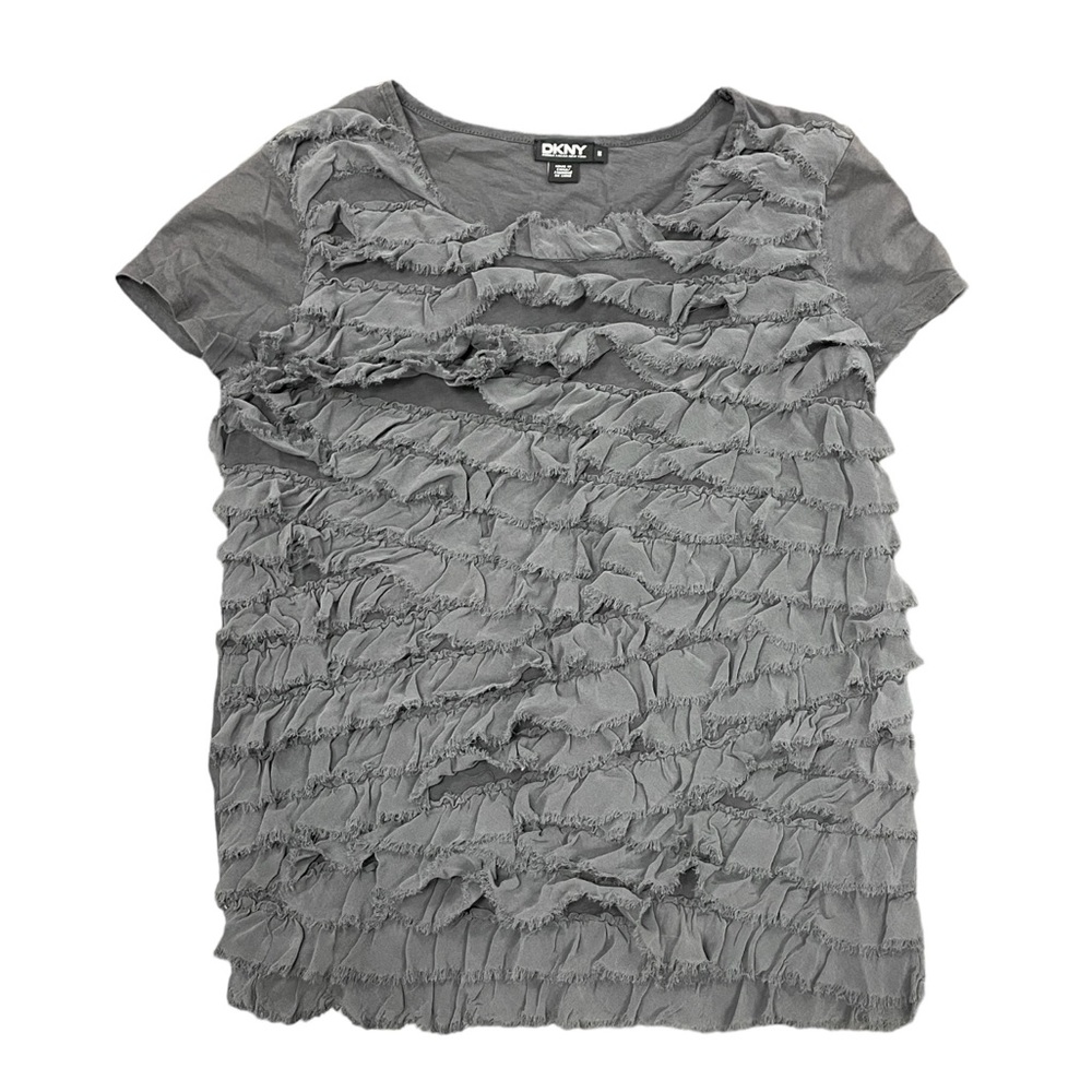 DKNY Ruffled Top